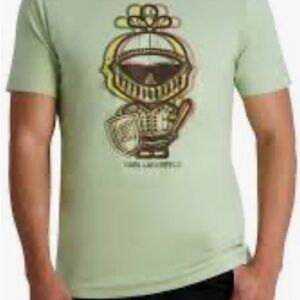 Karl Lagerfeld XS Stacked Amor Karl Graphic T-shirt light green